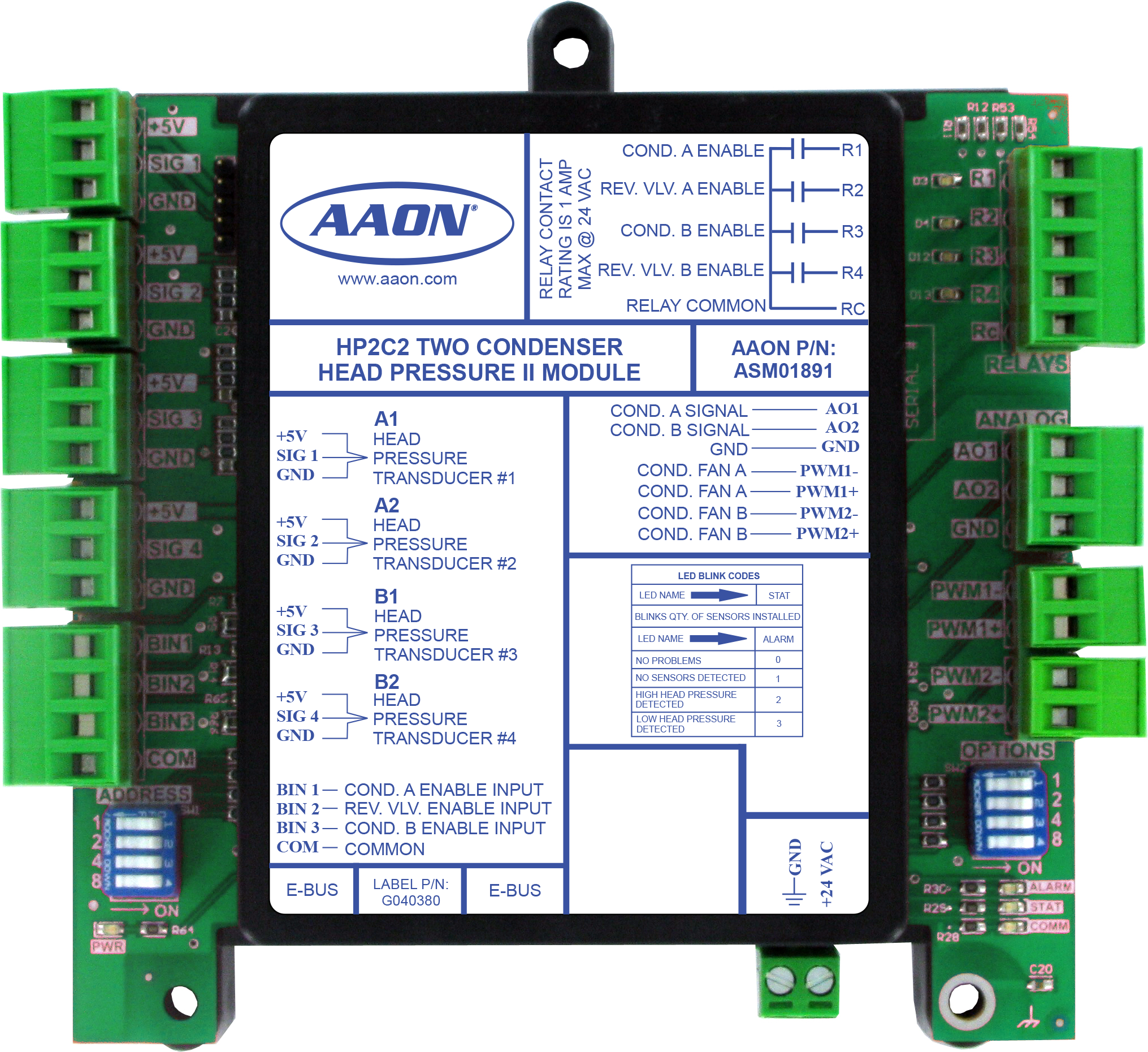 Two Condenser Head Pressure II Module